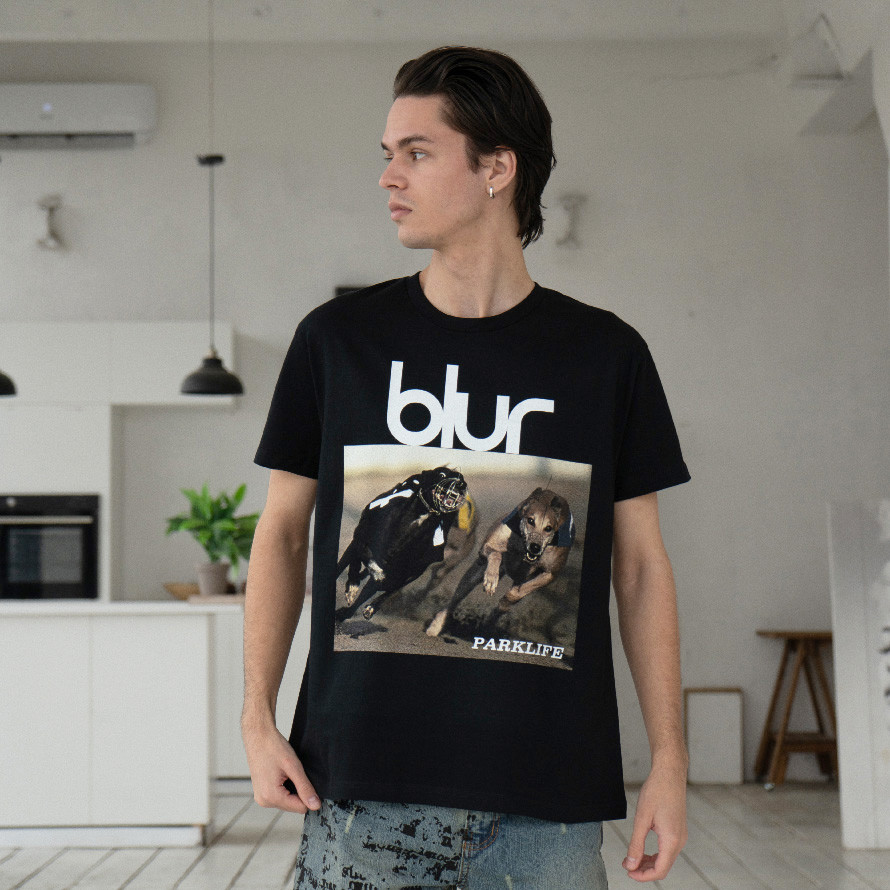 Футболка унісекс Blur (Parklife) M чорний, фото 1