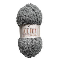 Nako JULIET (Нако Джульєт) № 14221 сірий (Напіввовняна пряжа, нитки для в'язання)