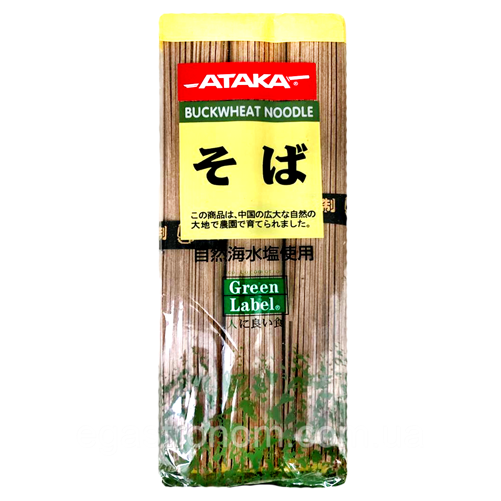 Макарони гречані локшина Атака Ataka 300g 10шт/ящ (Код: 00-00015215), фото 1