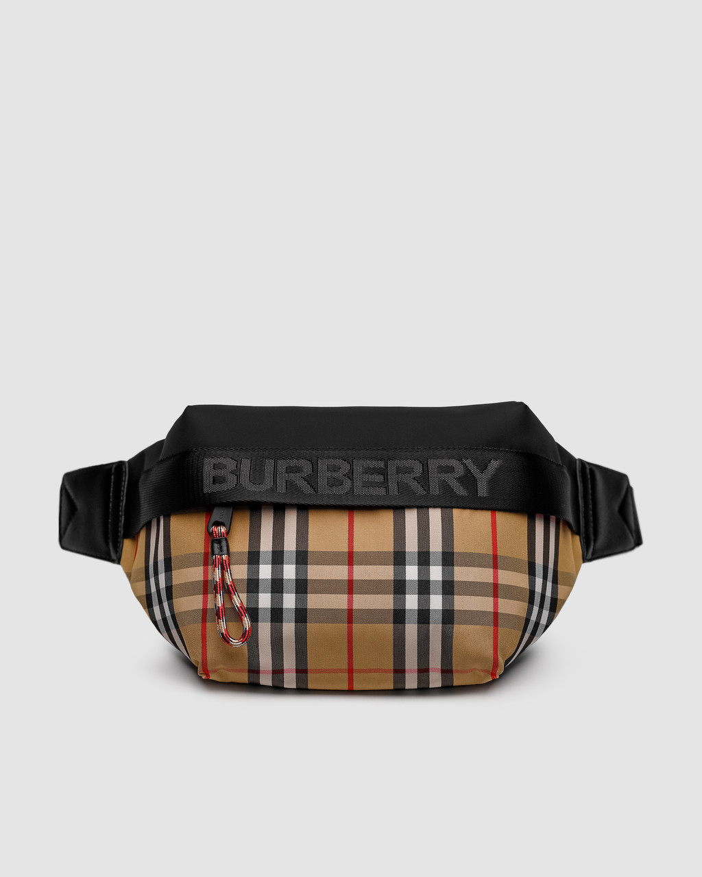 Чоловіча текстильна бежева сумка Burberry Sonny Archive