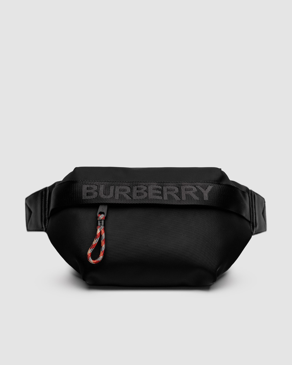 Чоловіча текстильна чорна сумка Burberry Sonny Tonal-Logo
