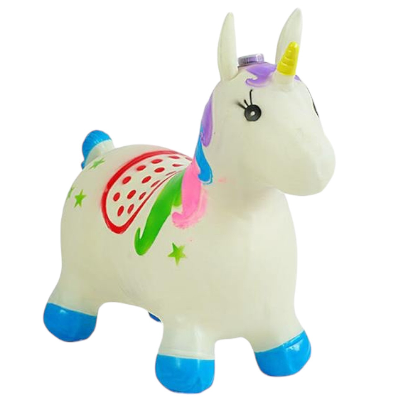 Стрибуни-конячки , 1350 гр, кольоріві, в кульці Білий