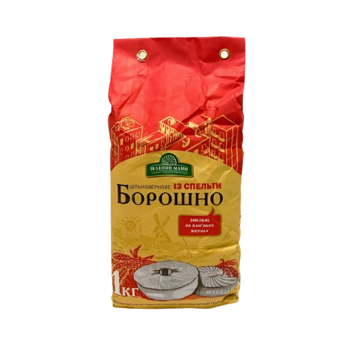 Борошно спельти (полби) жорнове Зелений Млин 1 кг