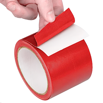 Скотч для ремонту тенту HF 80мм * 5м, стрічка для тентів, брезенту, наметів і прорезинених тканин, червоний