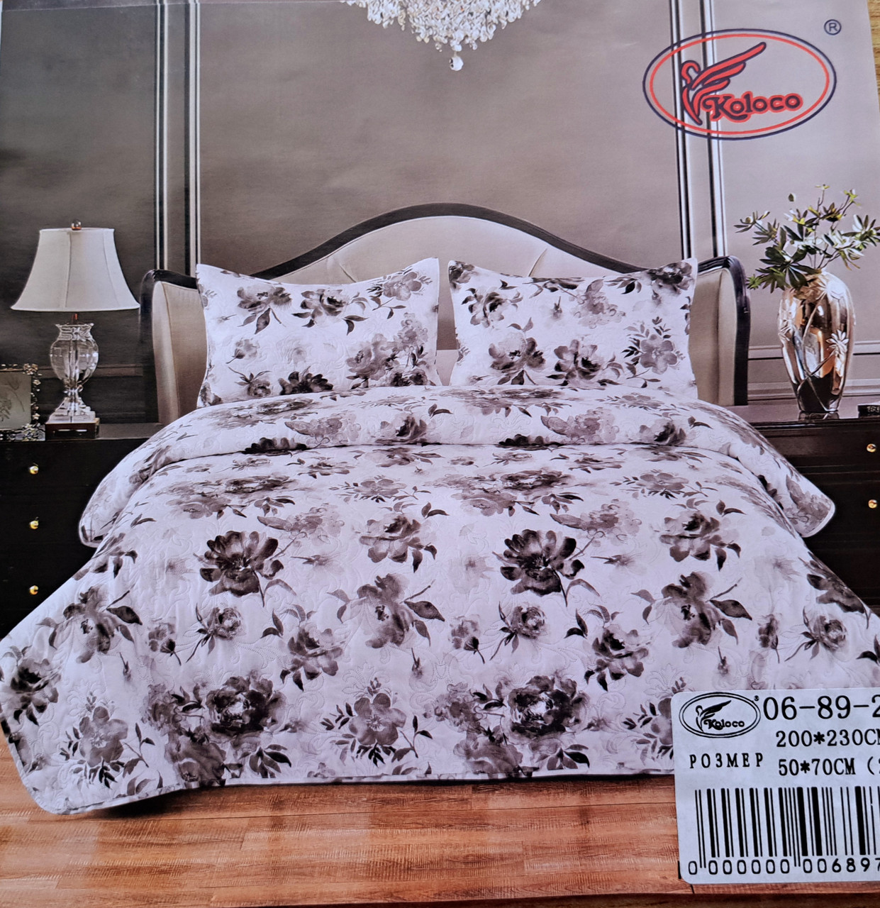 Покривало стьобане з наволочкою мод 121/6, фото 1