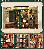 Бук Нук Книгарня Сова Book Nook Owl Bookstore SD-02 Інтер'єрний конструктор 3D Румбокс, фото 5