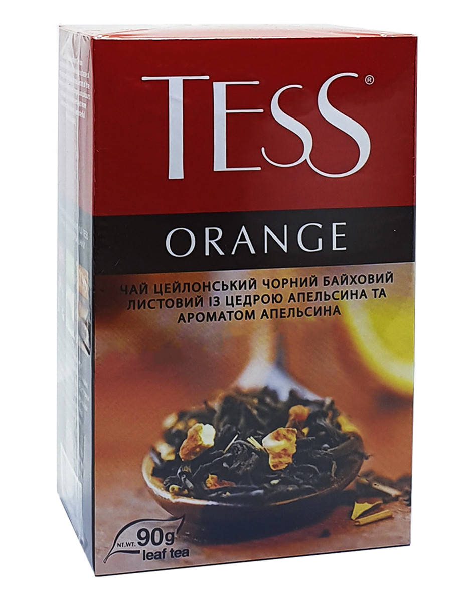 

Чай чорний з цедрою апельсину Tess Orange 90 г (52513)