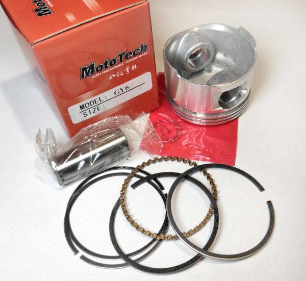 

Поршень в сборе 4T GY6 60cc 139QMB (Ø44,00 STD) "Mototech"