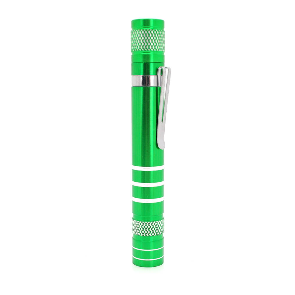 

Кишеньковий ліхтарик, 1LED, 1 режим, корпус-алюміній, живлення 2 * АА, 95 * 19мм, Green, ОЕМ, Зелёный