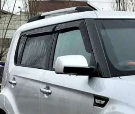

Дефлекторы окон (ветровики) Kia Soul 1 2008-2013, Clover - VL - Cobra Tuning , K11309