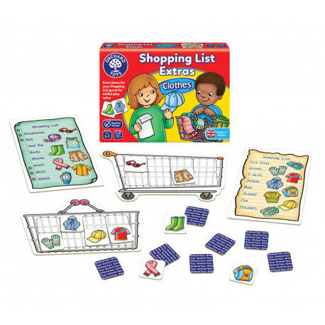 

Дополнение к игре Список покупок. Одежда. Orchard Toys