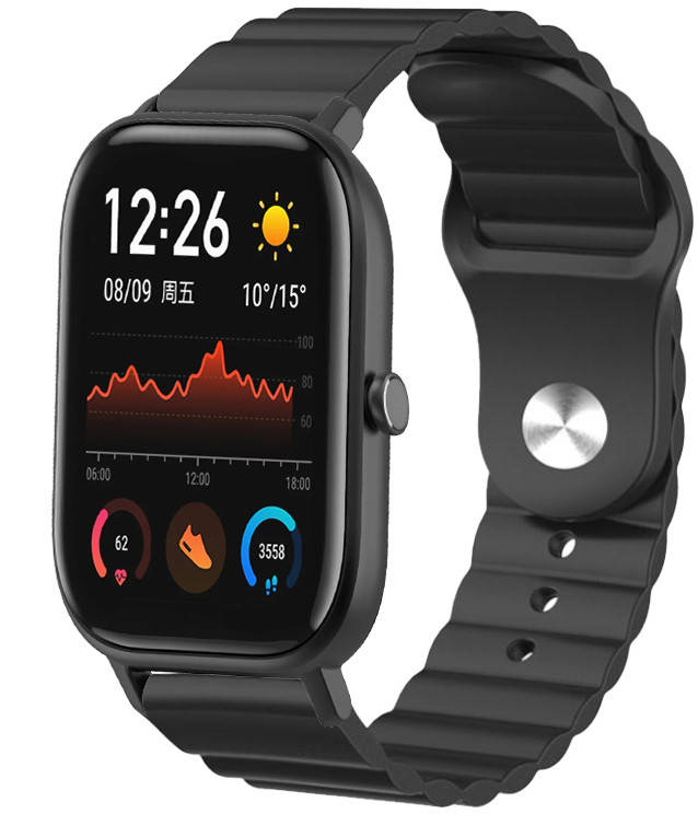 

Ремешок Wave для Amazfit GTS Black (Амазфит Гтс)