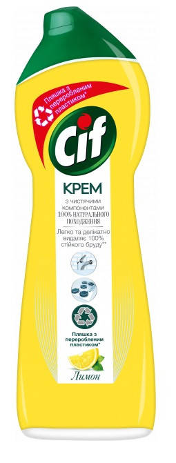 

Cif крем для чистки универсальный Актив лимон 250мл