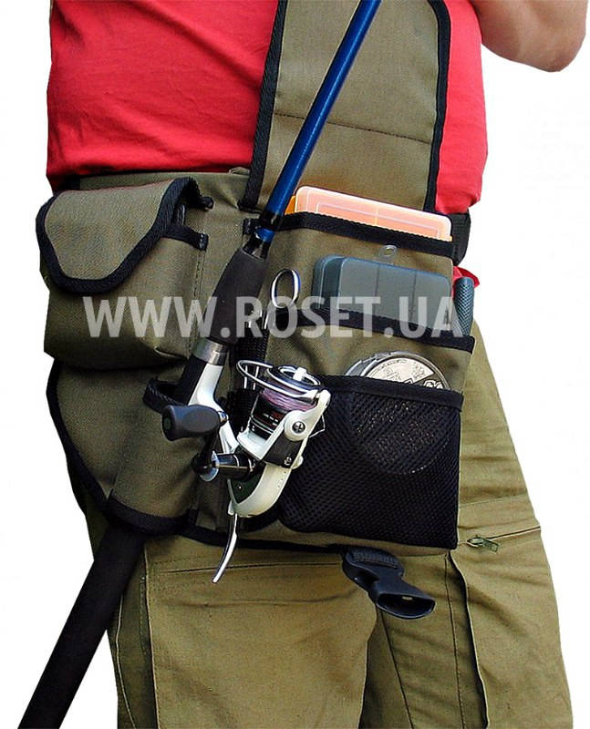 

Поясная сумка для рыбалки - STAKAN S55 из кордуры, Оливковый