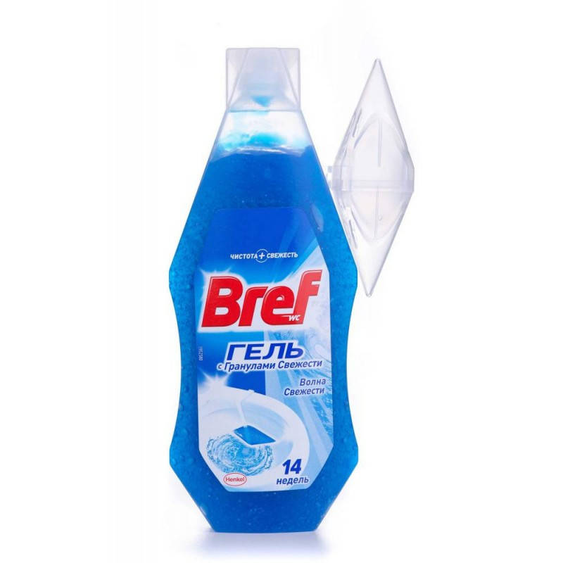 

Туалетные блоки Бреф Гель Волна свежести с корзинкой 360 миллилитров