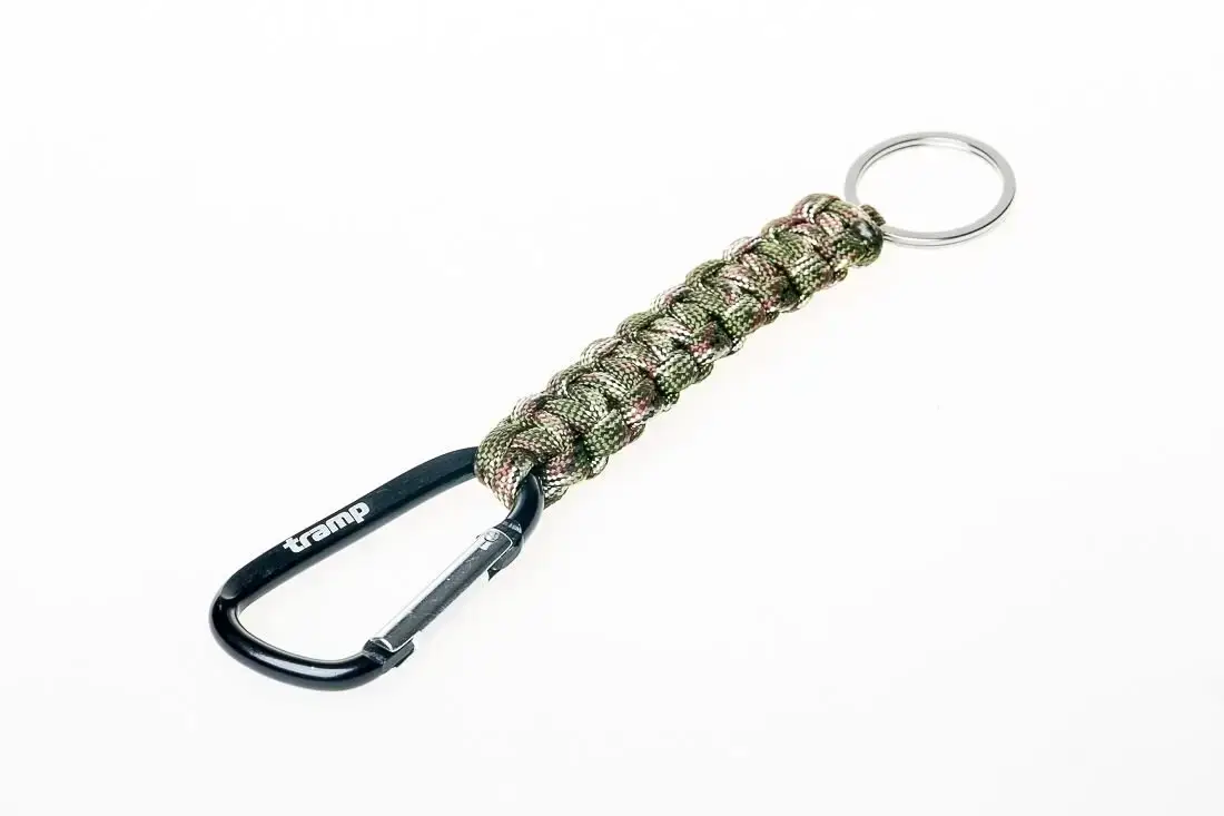 

Брелок-паракорд Tramp для ключів, чорний, Черный