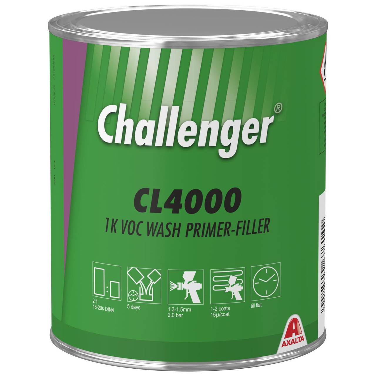 

Кислотный протравливающий 1К грунт Challenger CL4000, Серый