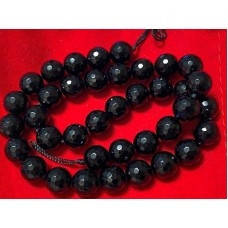 

Бусины Агат на нитке граненный шарик d-10мм(+-) L-37см