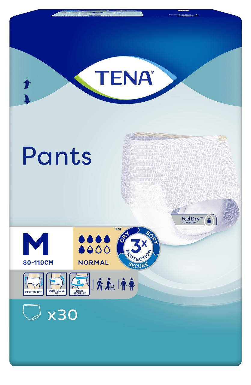 

Впитывающие трусы-подгузники для взрослых Tena Pants Normal 2 Medium 30 шт.