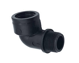 Коліно 3/4"НРх3/4"ВР пластикове IRRITEC