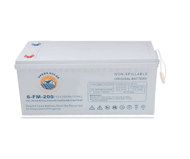 Гелевий акумулятор Opera Solar OS200-12 GEL, 12 В 200 Ah 10HR, 45 кг