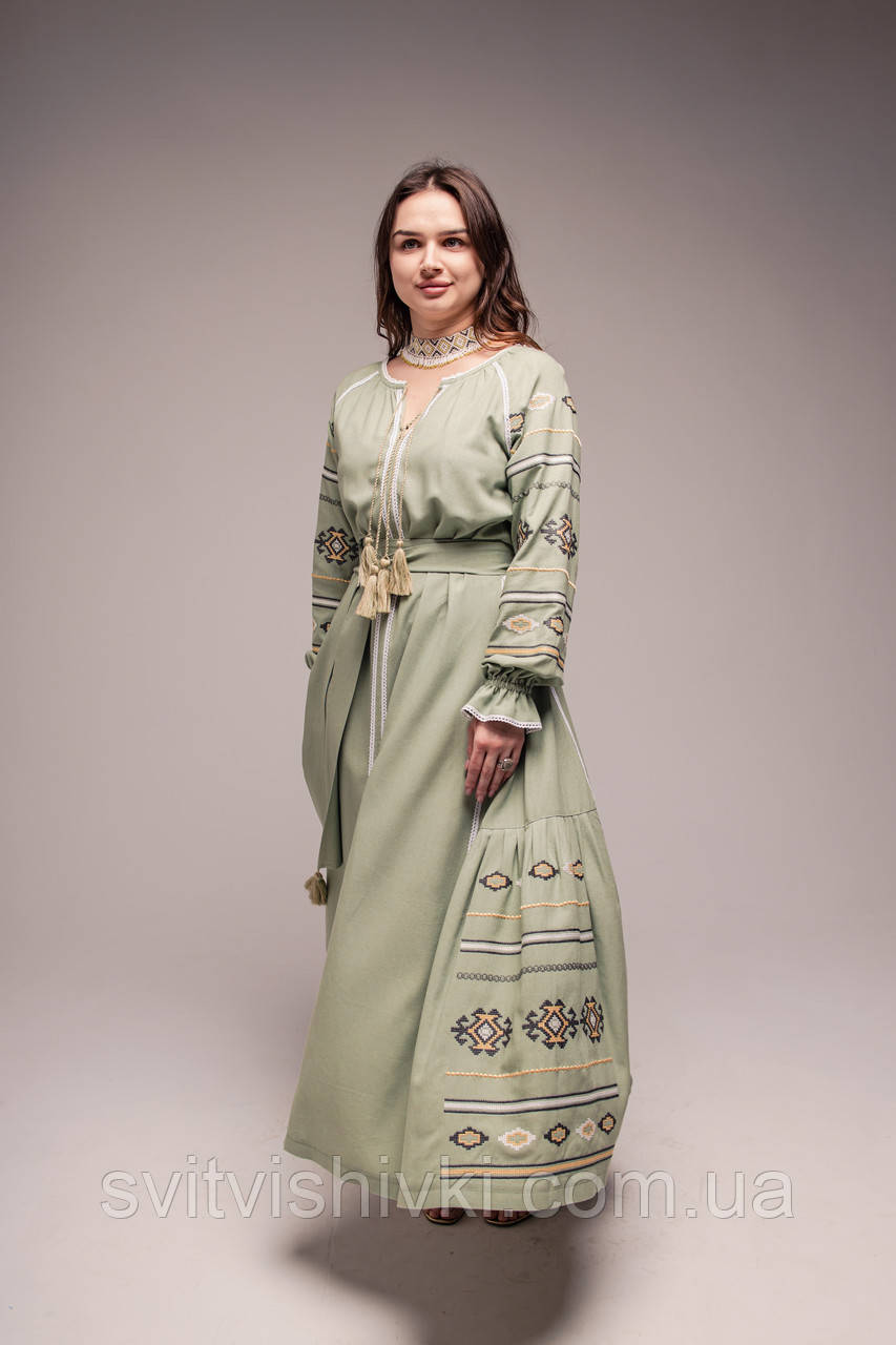 Сучасна сукня з вишивкою "Ярина"