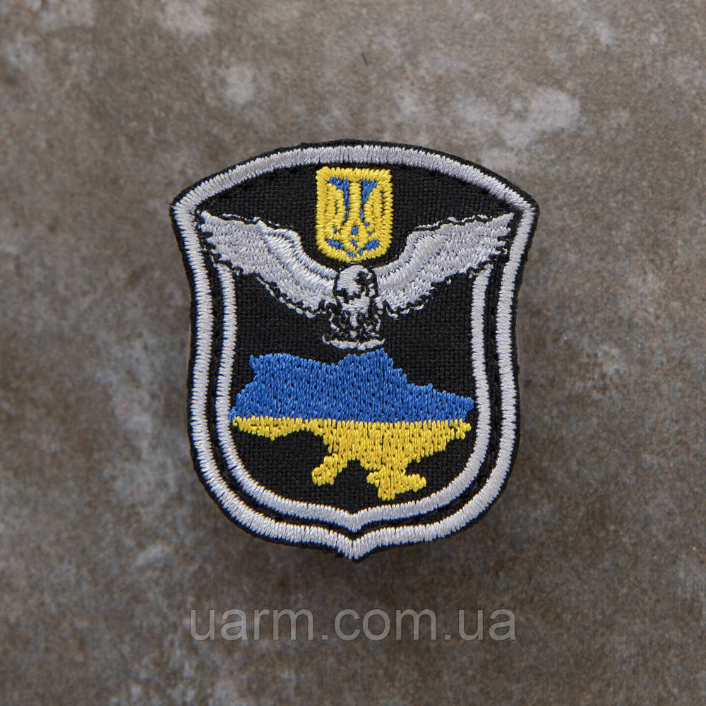 Шеврон кокарда НПУ Поліція особливого призначення фігурний 5,5 х 4,5 м, фото 1