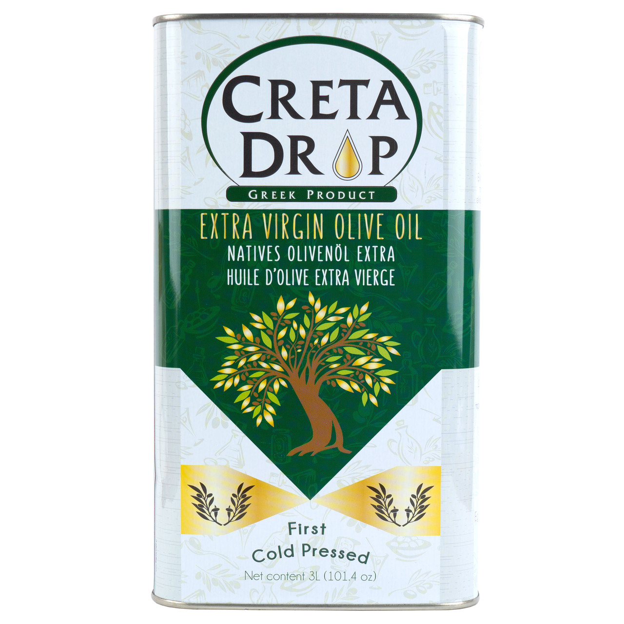 Оливкова олія "Creta Drop" Extra Virgin 3 л, Греція, фото 1