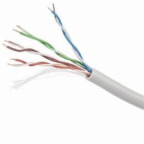Неекранований мережевий кабель CAT5e, (CCA), AWG24, 100 м Cablexpert UPC-5004E-SOL/100 - MegaLavka