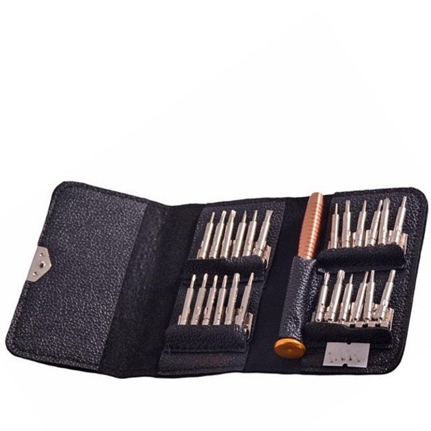 Набір головок і біт Lemanso / комплект із 25 од. / з рукояткою LTL10114