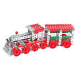 Металевий конструктор Поїзд ТехноК 4814TXK, 312 деталей, фото 3