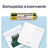 Бездротовий вимикач електроприладів/освітлення 10А RF433 + 3 реле + батарейка 3 кнопки, фото 5