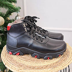 Черевики шкіряні чоловічі на шнурівці