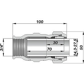 З'єднання затискне з внутрішньою різзю AGAflex IK 3/4 ⁇, фото 4