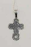 Хрест з розп'яттям зі срібла, фото 2