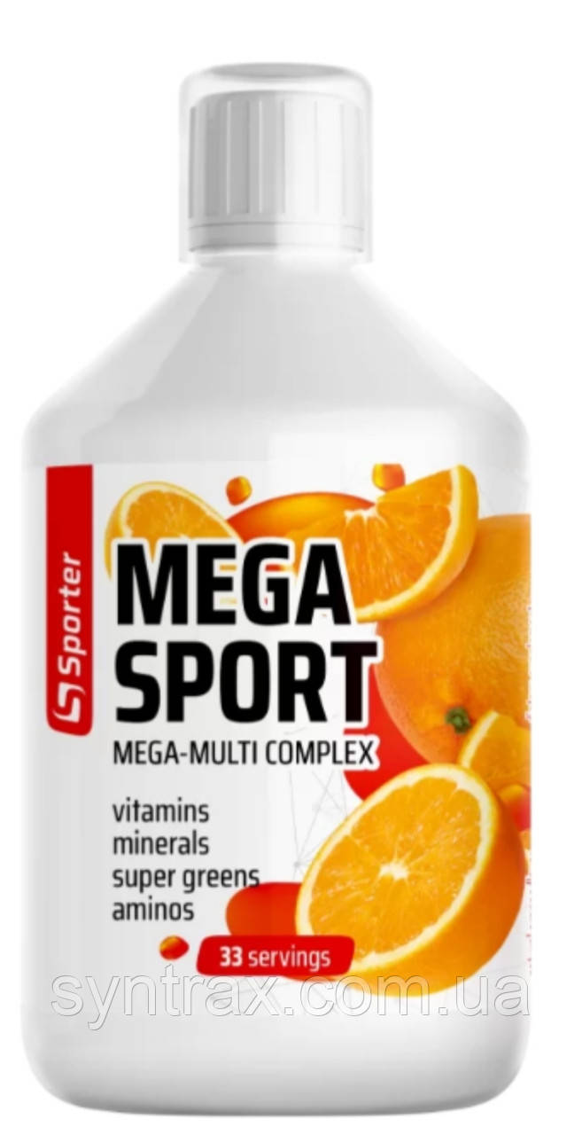 Sporter Mega Sport 500 ml , вітаміни і мінерали