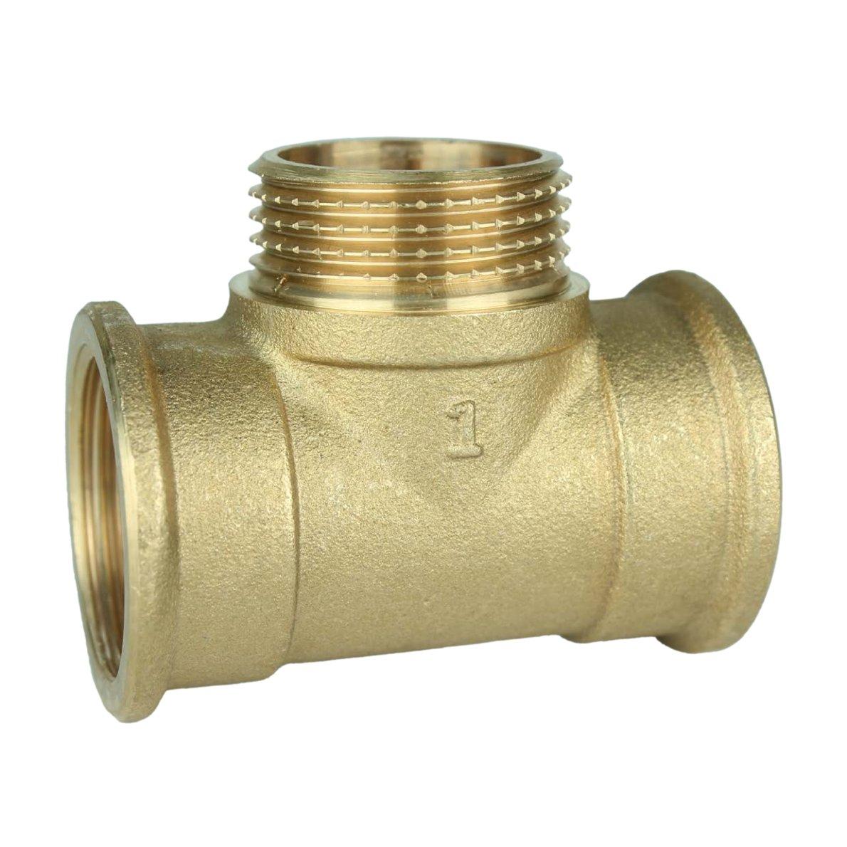 Трійник латунний 1 ВР х 1 НР х 1 ВР штампований А0273А VA