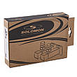 Набір кранів для сушарки для рушників з американкою SOLOMON LUX 1/2 CUBE CHROM 8888 (1уп), фото 8