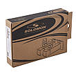 Набір кранів для сушарки для рушників з американкою SOLOMON LUX 1/2" CUBE WHITE 8888 (1уп), фото 9