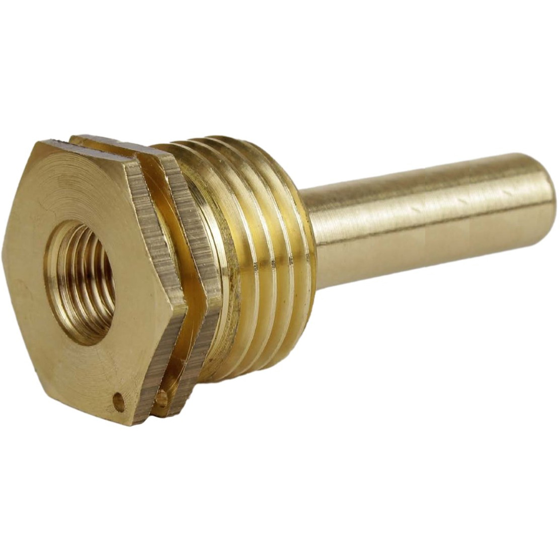 Заглибна гільза для датчика температури латунна 1/2  ЗР х М10 штампована довжина 40 мм А07013А VA