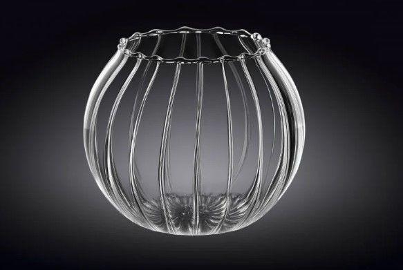 Ваза скляна Wilmax Thermo Segment 12х10 см WL-888972 / A