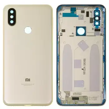 Задня панель корпусу для Xiaomi Mi 6X, Mi A2, золотиста, M1804D2SG, M1804D2SI