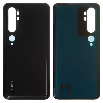 Задня панель корпусу для Xiaomi Mi Note 10, Mi Note 10 Pro, чорна, M1910F4G, M1910F4S
