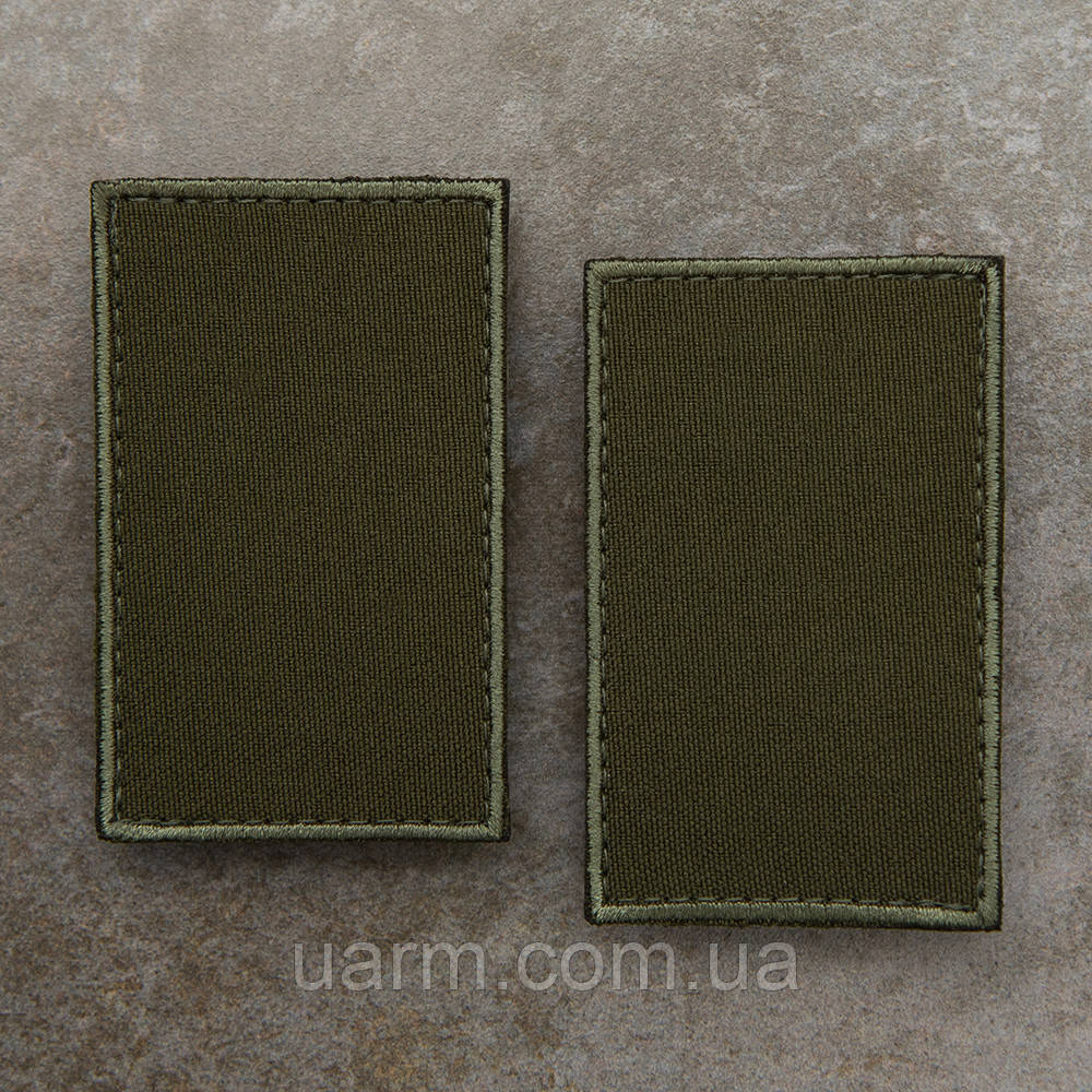 Погони НПУ Рядовий комплект 2шт олива 8 х 5 см