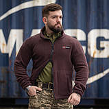 Куртка флісова чоловіча Grifon  Осло двохсторонній фліс шоколад-бежевий (M-ХXL), фото 2