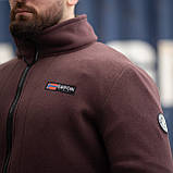 Куртка флісова чоловіча Grifon  Осло двохсторонній фліс шоколад-бежевий (M-ХXL), фото 8