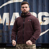 Куртка флісова чоловіча Grifon  Осло двохсторонній фліс шоколад-бежевий (M-ХXL), фото 9