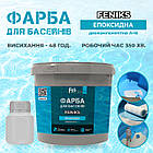 Фарба для фонтану 2 компонентна епоксидна 4,5 кг FENIKS, фото 3