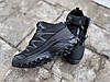 Чоловічі зимові кросівки з хутром Salomon XT-6 Gore-tex Black чорні водонепроникні, фото 9