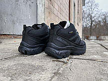 Чоловічі зимові кросівки з хутром Salomon XT-6 Gore-tex Black чорні водонепроникні, фото 5